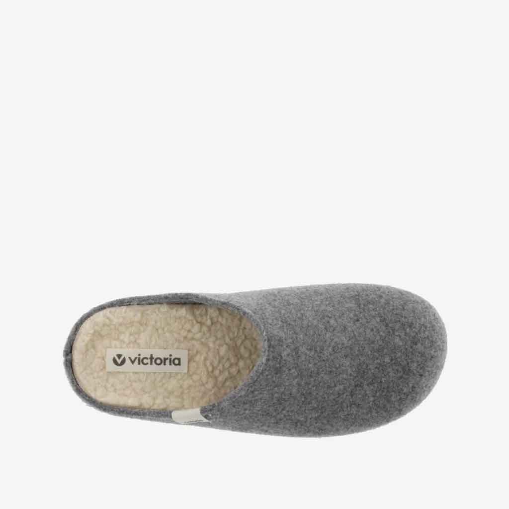 Recycled Wool Felt Slipper - Grey - re - souL