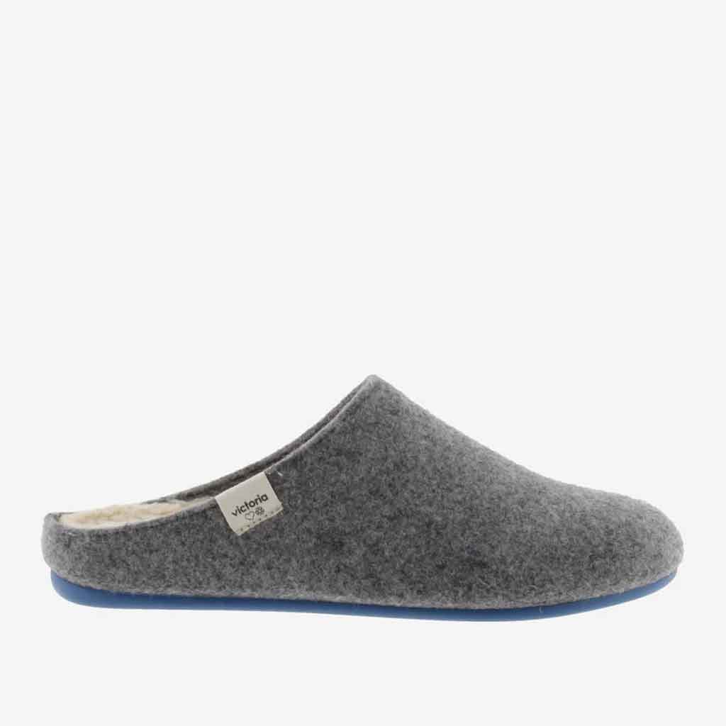 Recycled Wool Felt Slipper - Grey - re - souL