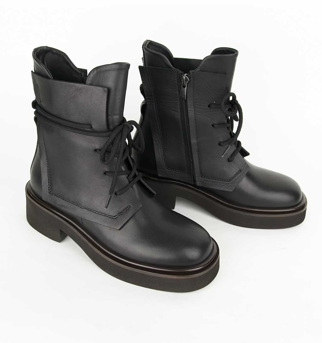 Lace-Up Ankle Boot