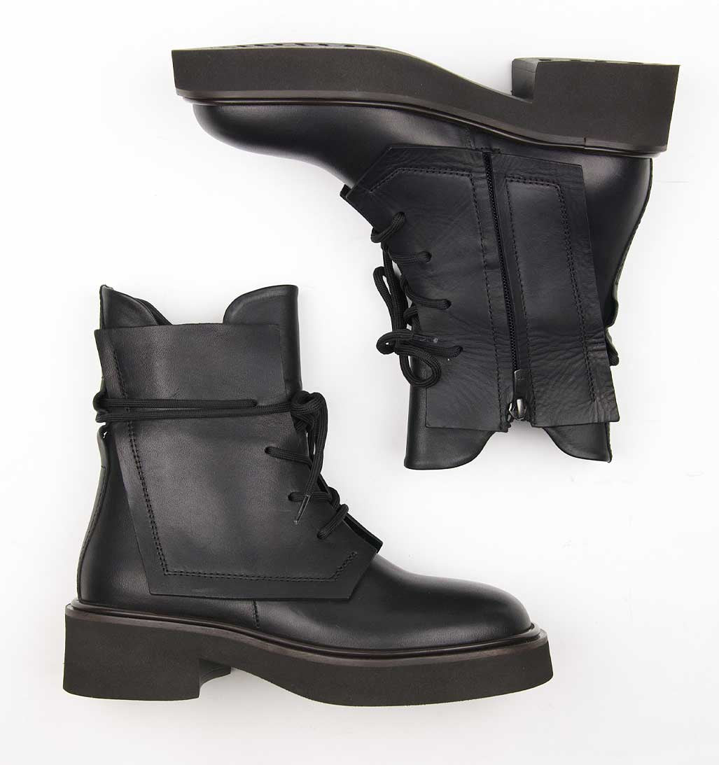 Lace-Up Ankle Boot
