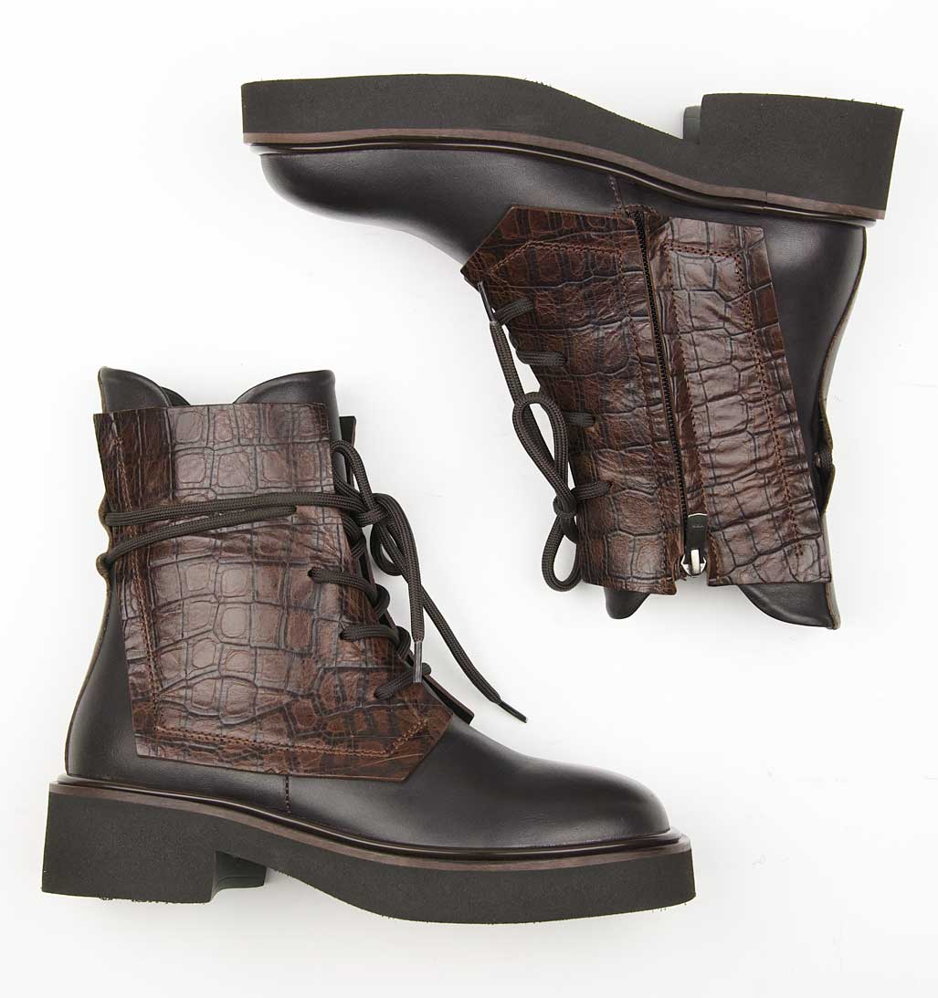 Lace-Up Ankle Boot
