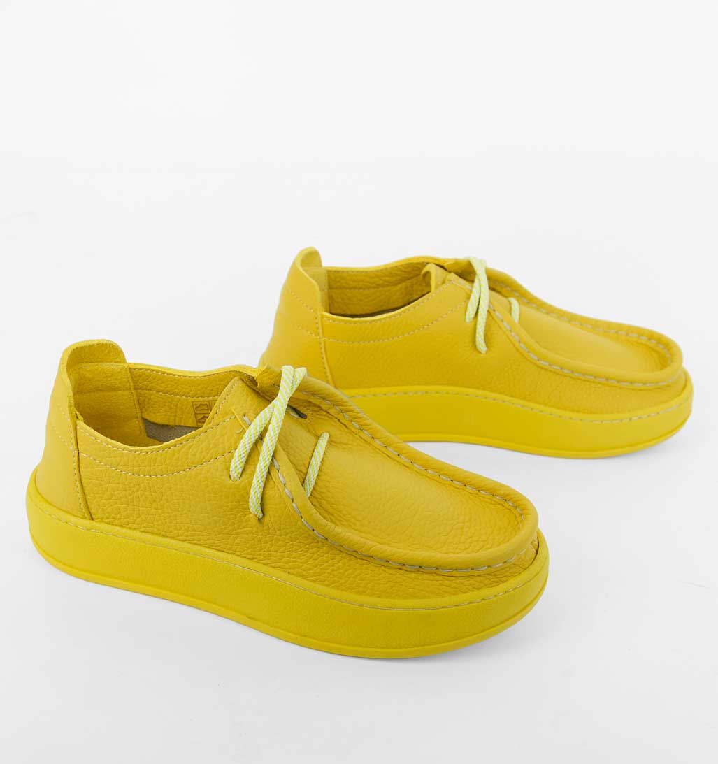 Wally Casual Shoe - Mustard