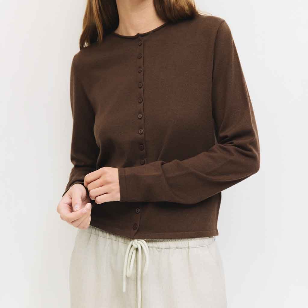 Shea Cardigan - Brown - re - souL