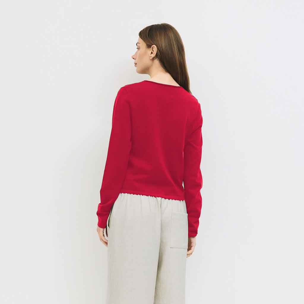 Shea Cardigan - Red - re - souL