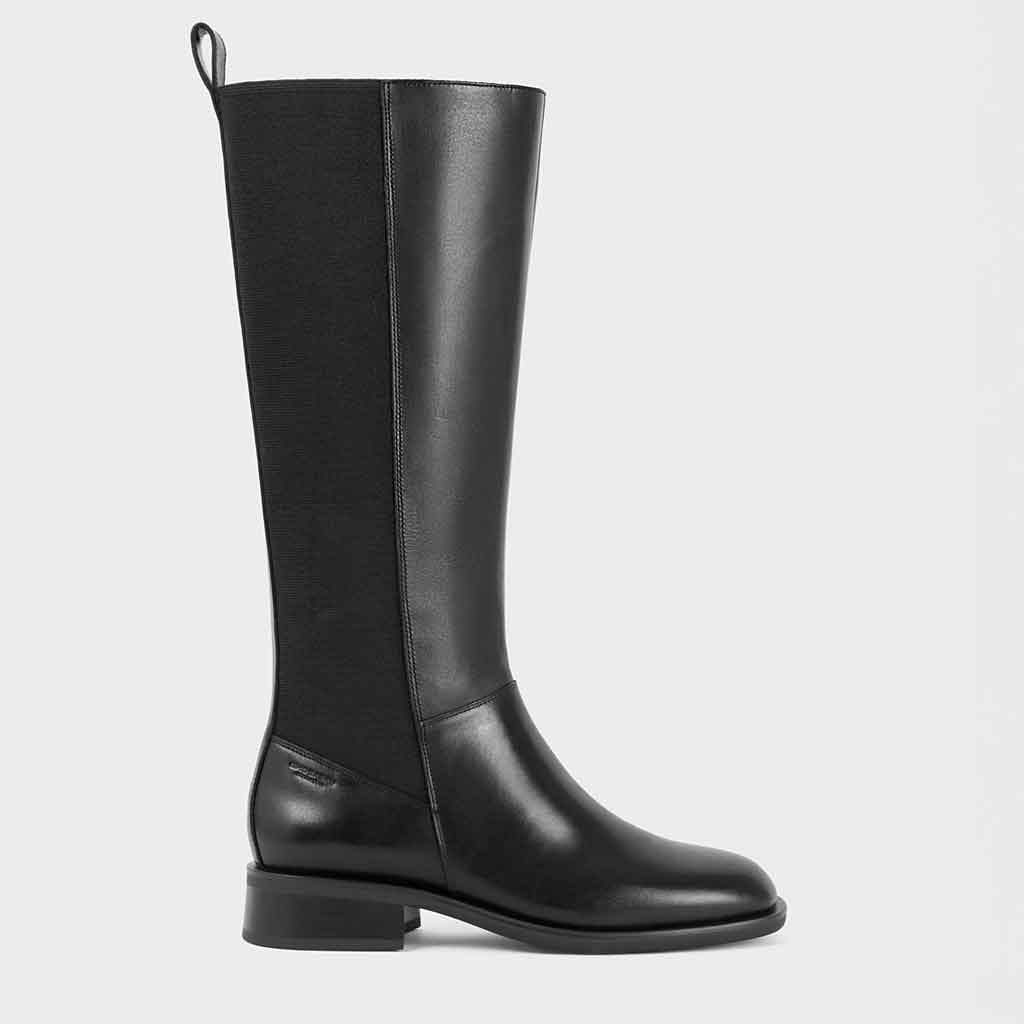 Sheila Classic Riding Boot - Black - re - souL