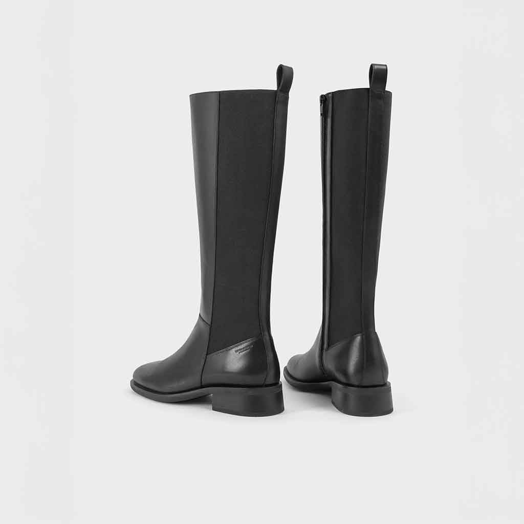 Sheila Classic Riding Boot - Black - re - souL