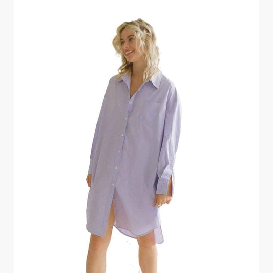 Shirt Dress - Lilac - re-souL