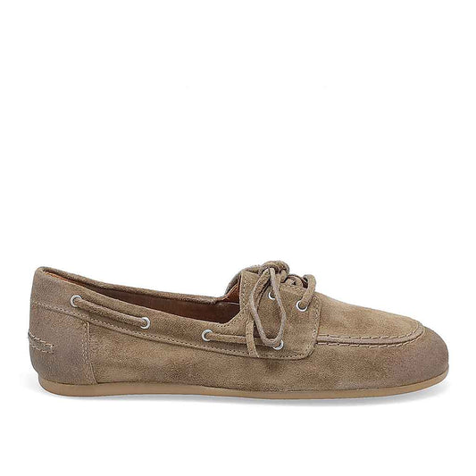 Sianna Boat Shoe - Taupe Suede - re - souL