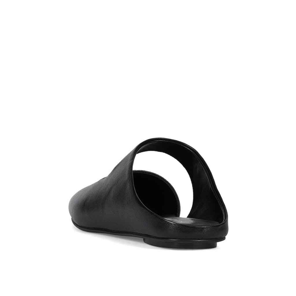 Siesta Flat Mule - Black - re - souL