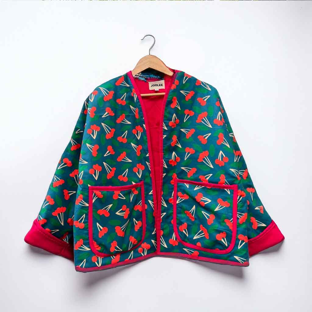 Sour Cherries Quilt Jacket - re - souL