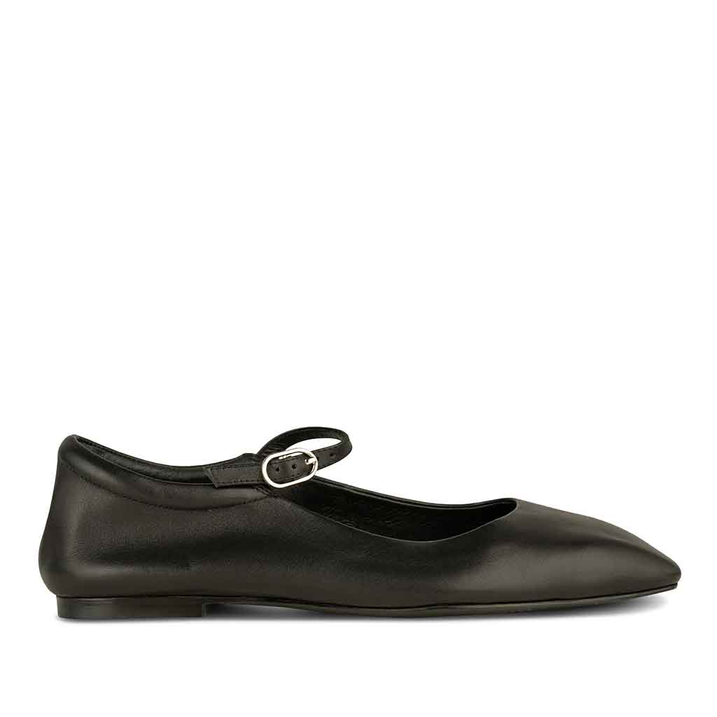 STB Maya Mary - Jane Flat - Black - re - souL