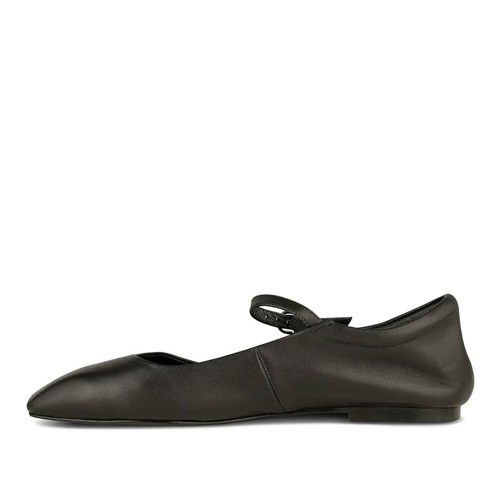 STB Maya Mary - Jane Flat - Black - re - souL