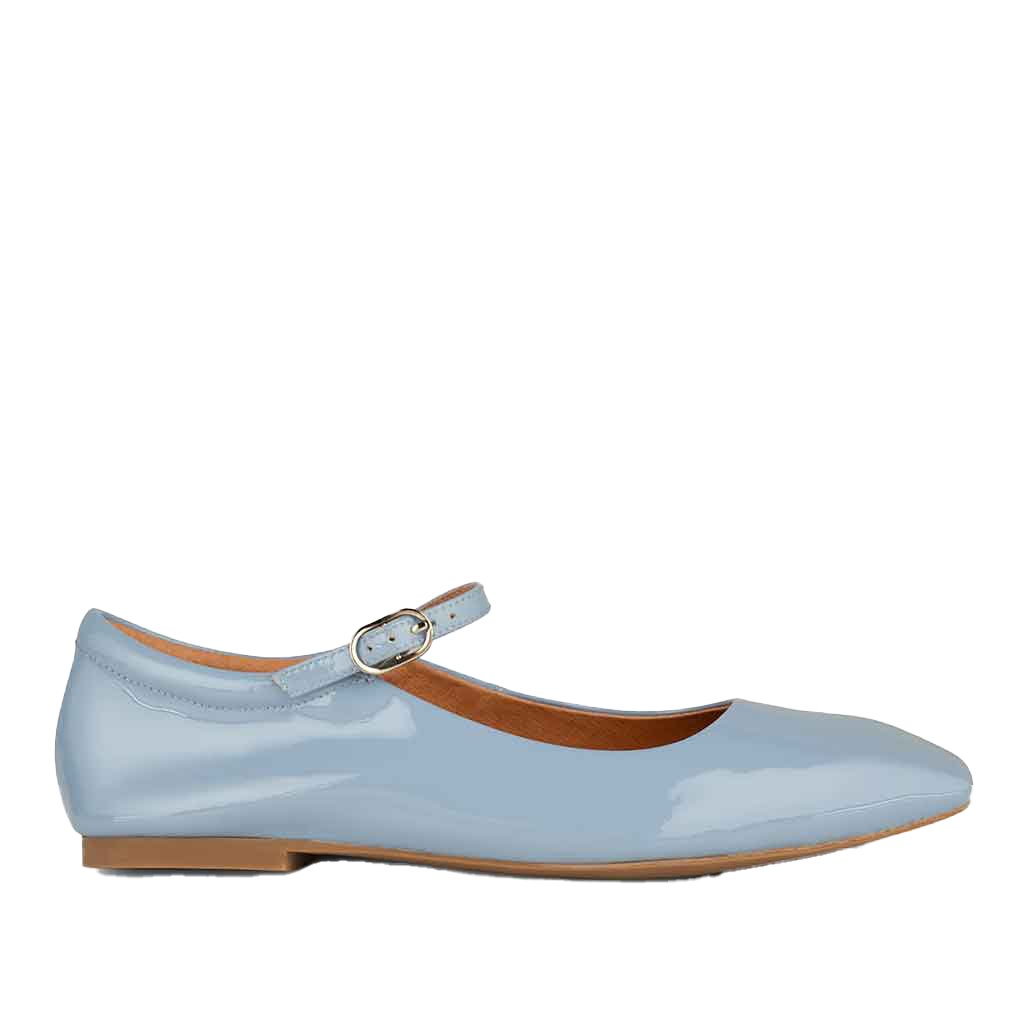 STB Maya Mary - Jane Flat - Ice Blue - re - souL