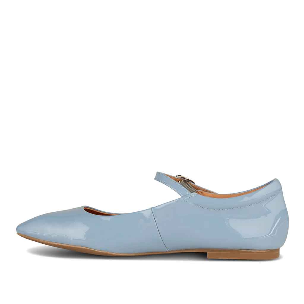 STB Maya Mary - Jane Flat - Ice Blue - re - souL