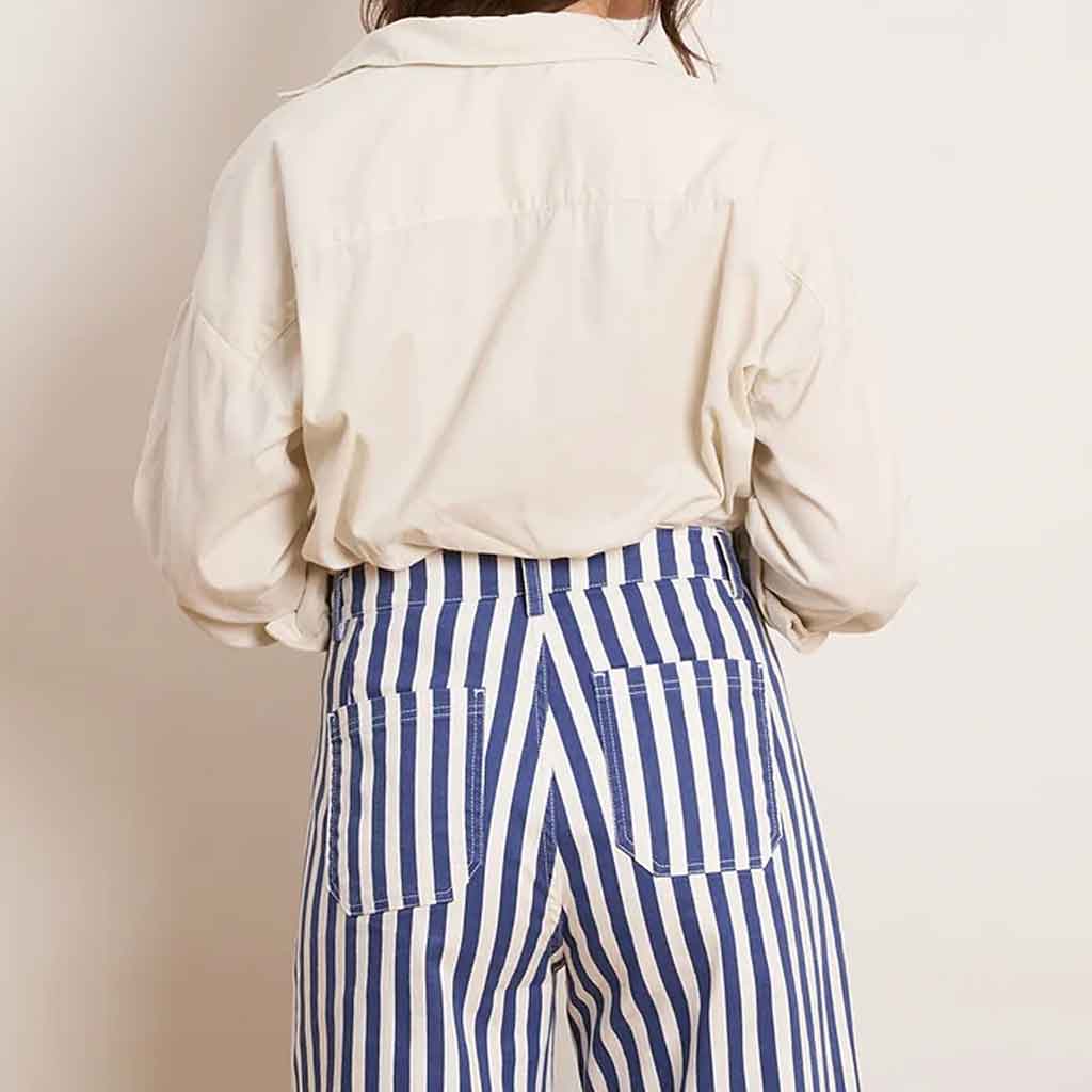 Striped Simone Pants - Blue - re - souL