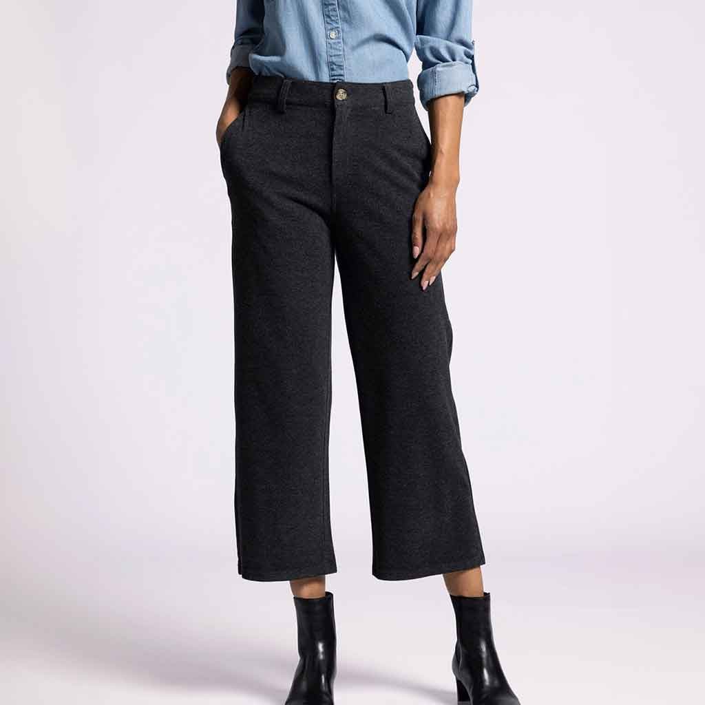 Sylvie Pants - Charcoal - re - souL