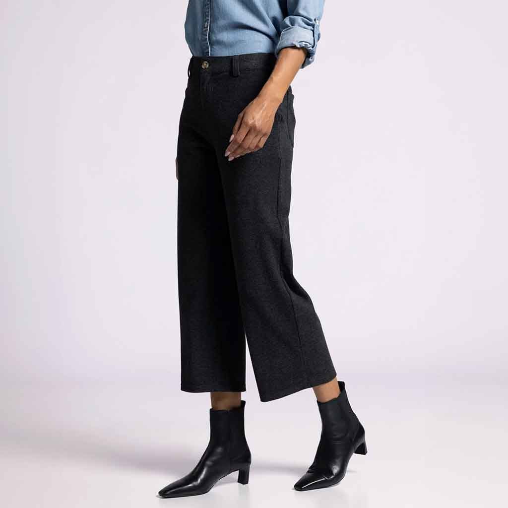 Sylvie Pants - Charcoal - re - souL