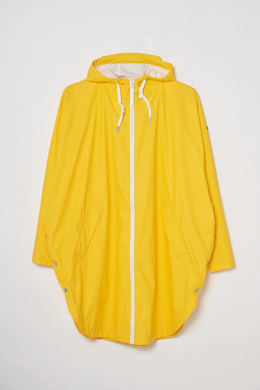 Tanta Rainwear Sky Jacket Rain Poncho - Yellow Chrome - re-souL