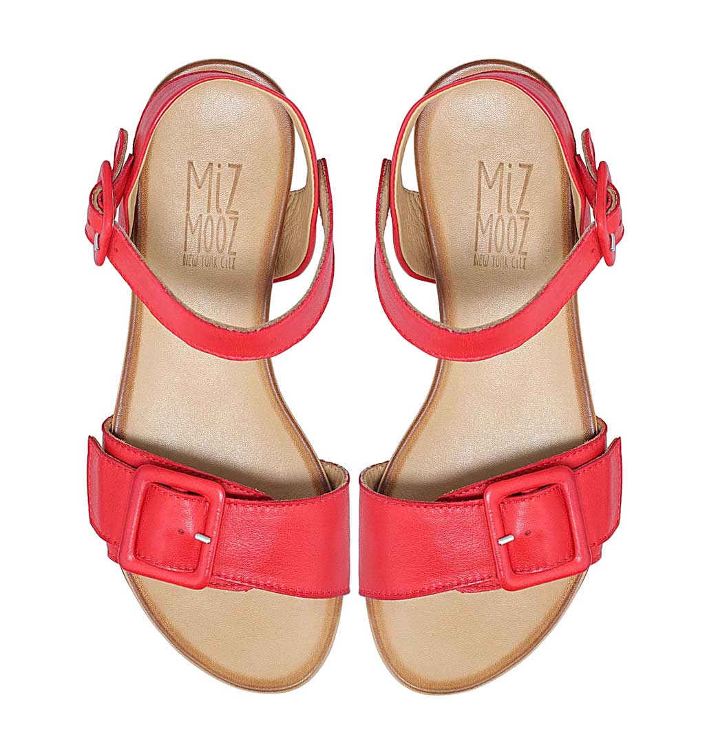Tatum Sandal - Scarlet - re - souL