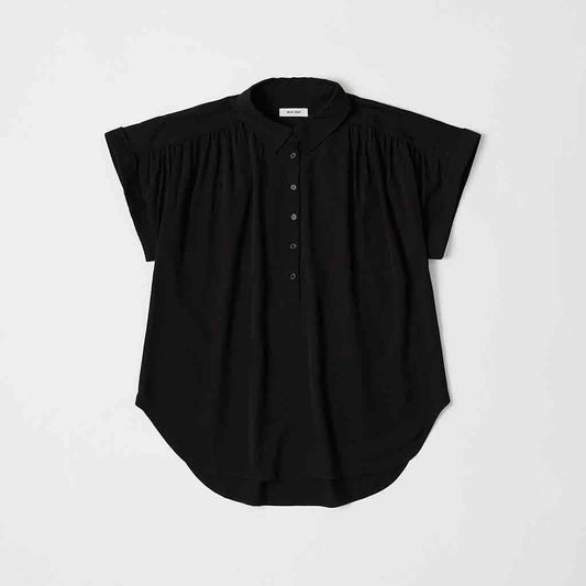 The Agatha Top - Black - re - souL