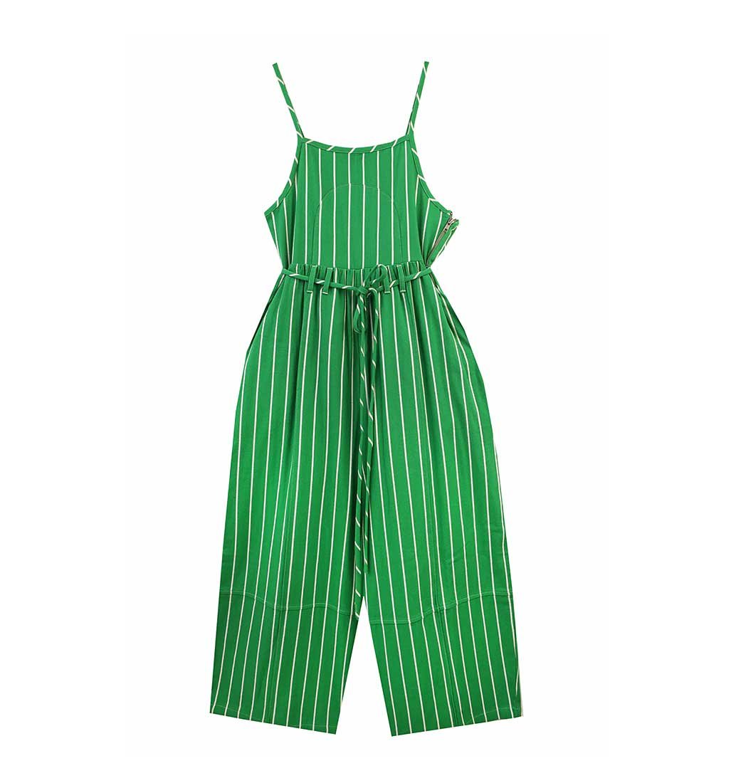 Tomasin Overalls - Grass Stripe - re - souL
