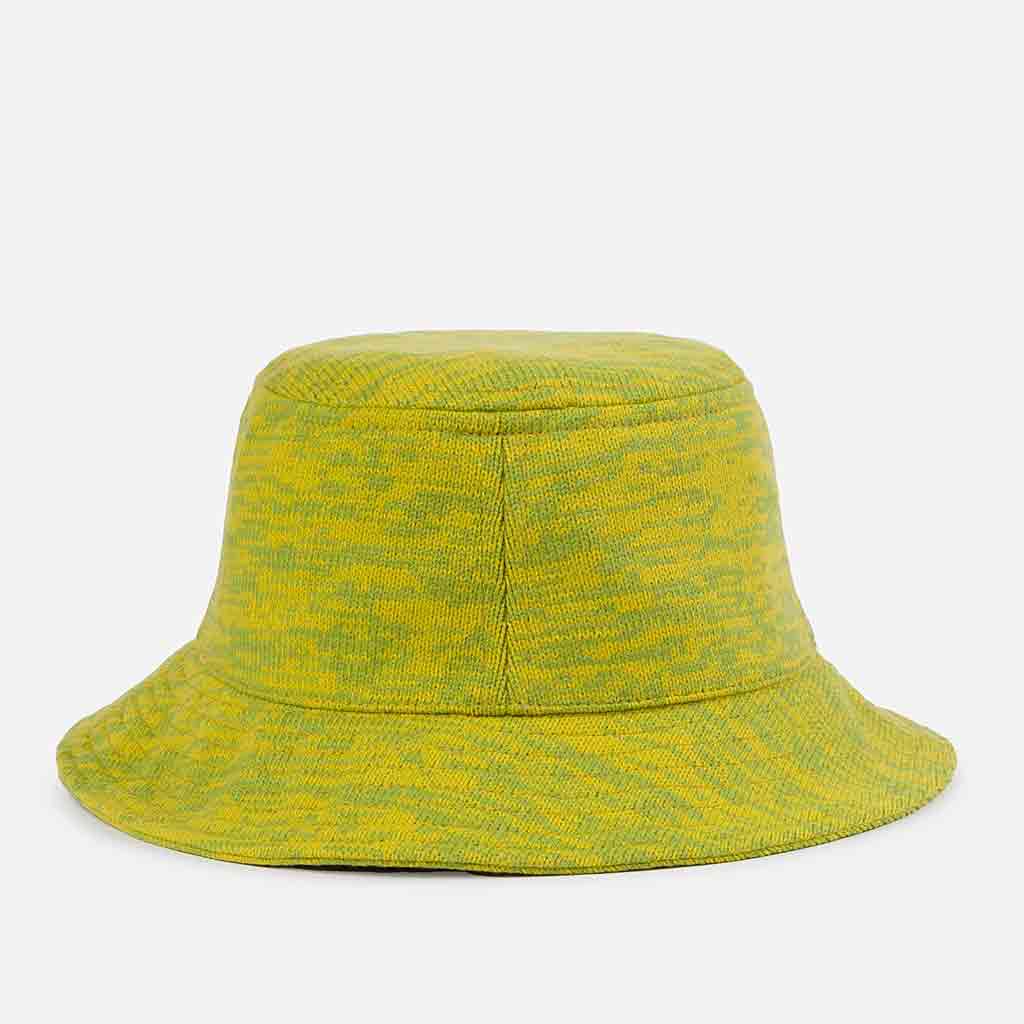 Twist Knit Bucket Hat - Golden Olive Green - re - souL