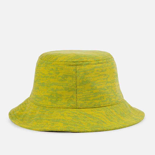 Twist Knit Bucket Hat - Golden Olive Green - re - souL