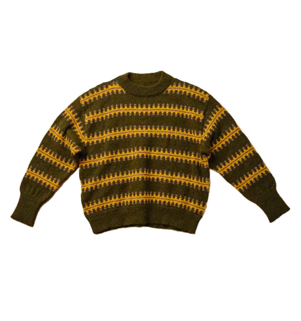 Vera Fairisle Sweater - Monstera - re - souL