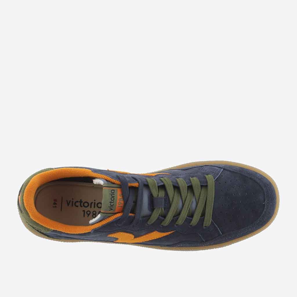 Victoria Smash Suede Womens - Navy/Rust - re - souL