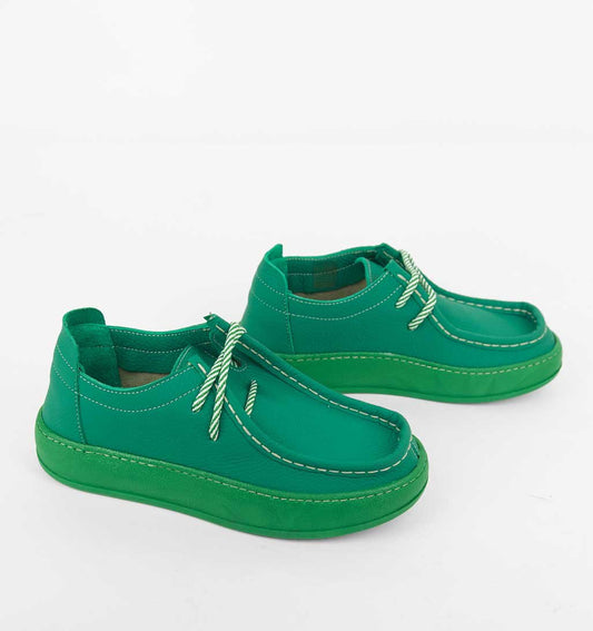 Wally Casual Shoe - Green - re-souL