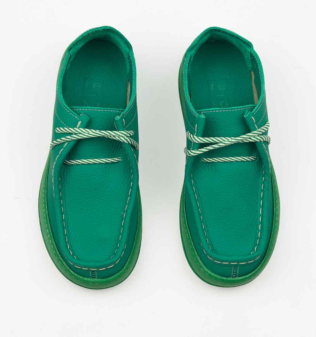Wally Casual Shoe - Green - re-souL