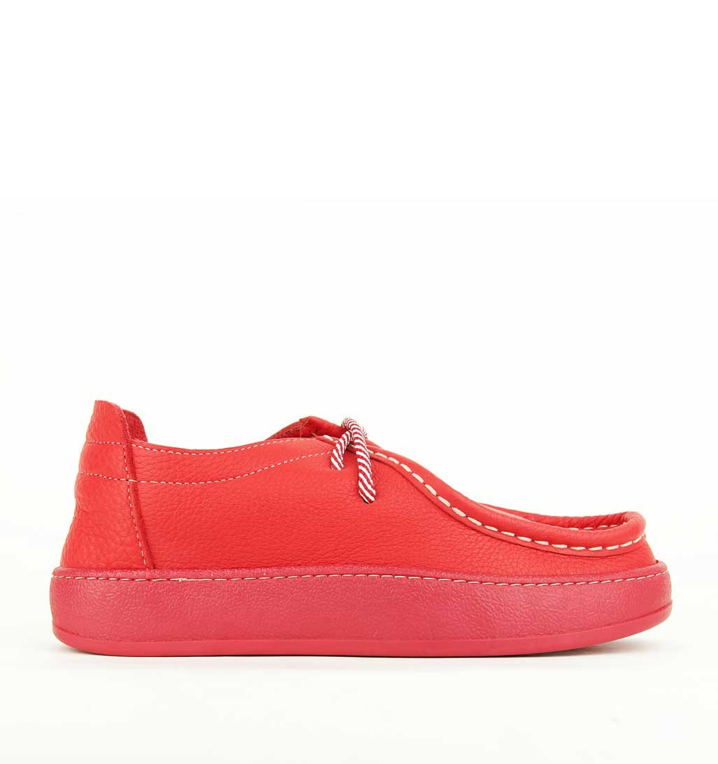 Wally Casual Shoe - Red - re-souL