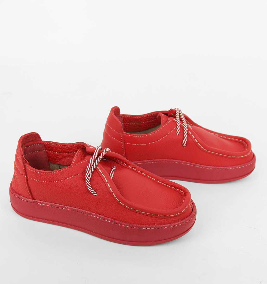 Wally Casual Shoe - Red - re-souL