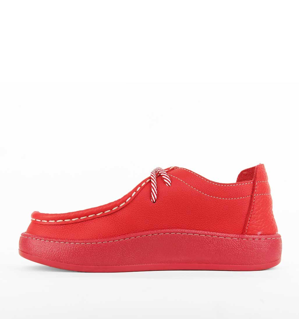 Wally Casual Shoe - Red - re-souL