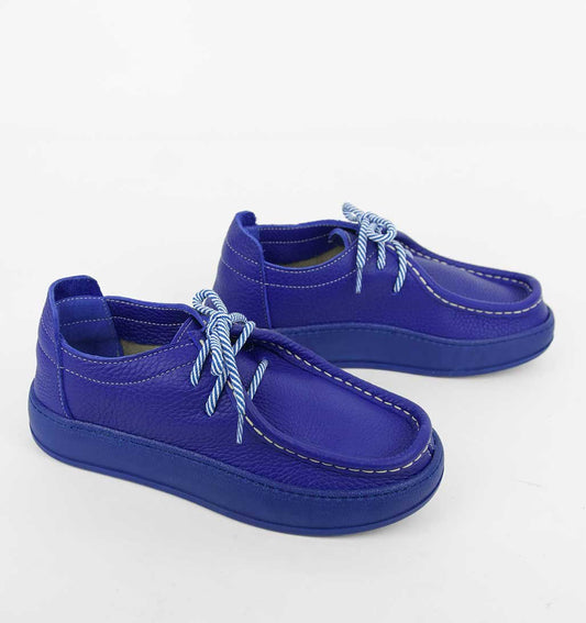 Wally Casual Shoe - Royal - re-souL
