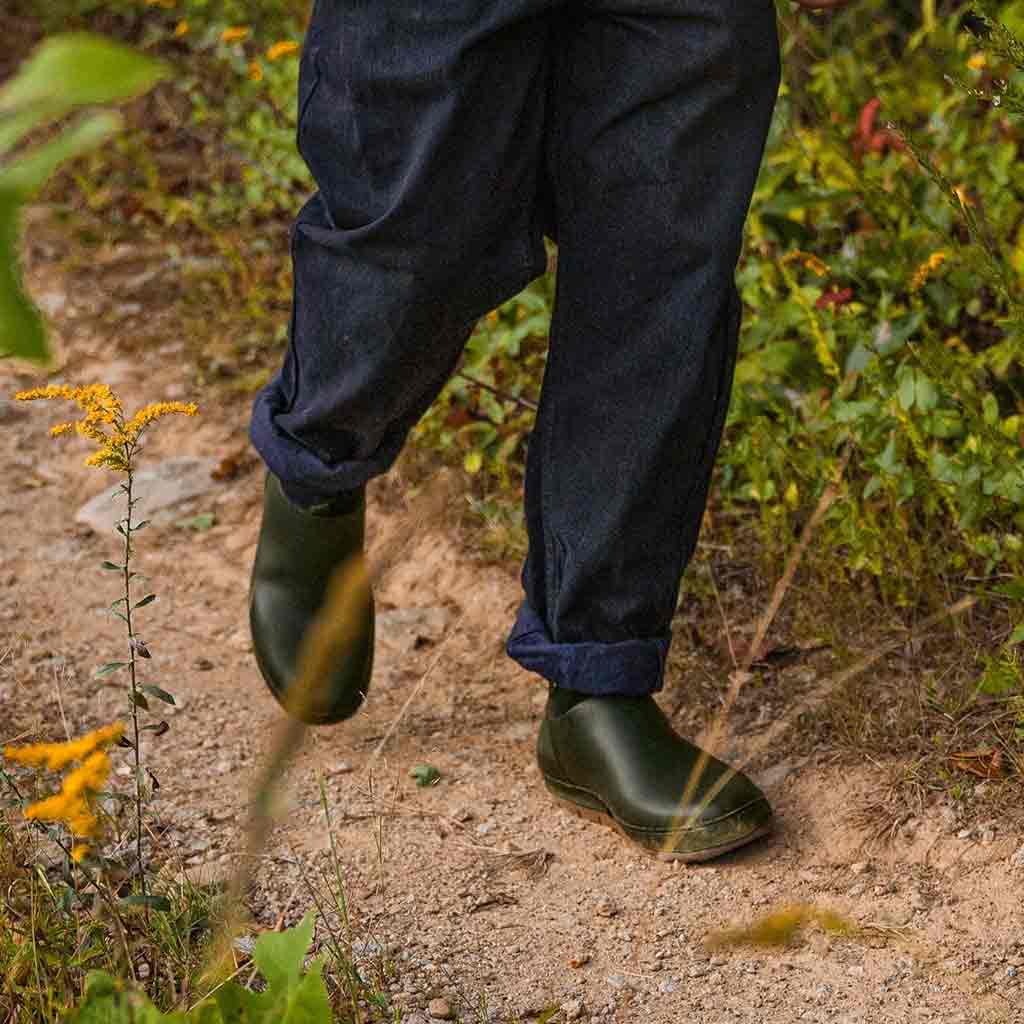 Waterproof Rubber rain Shoe - Olive - re - souL