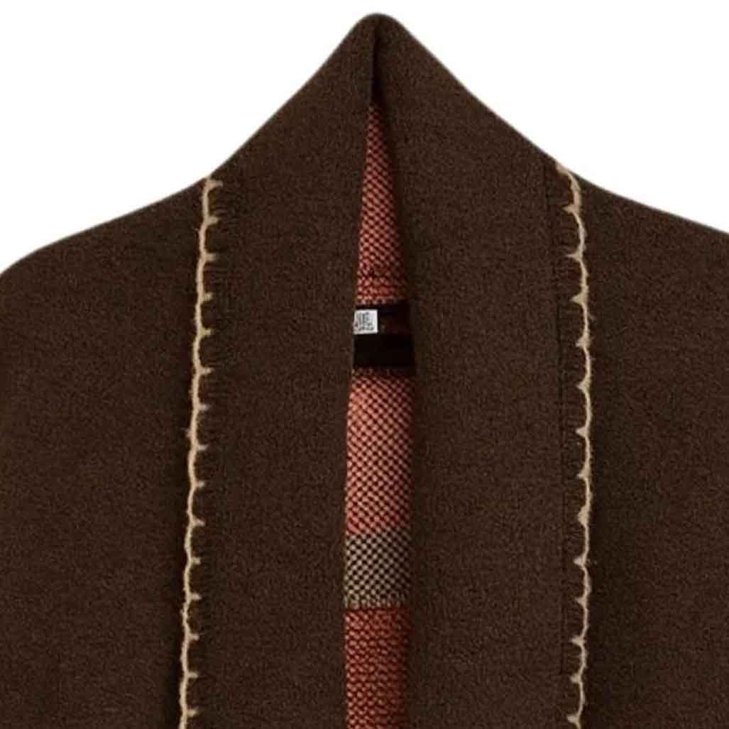 Winter Pug Cardigan - Brown - re - souL