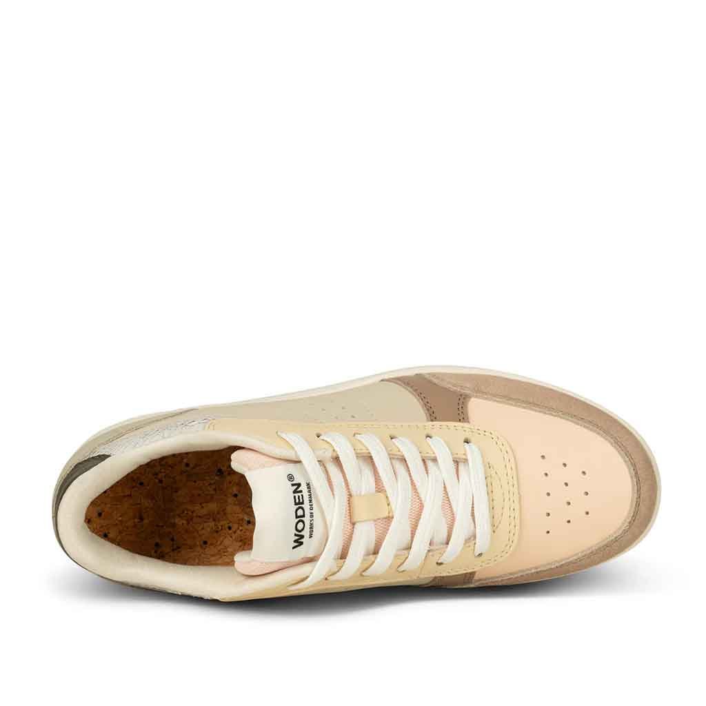 Woden Bjork Mix Sneaker - Blush - re - souL