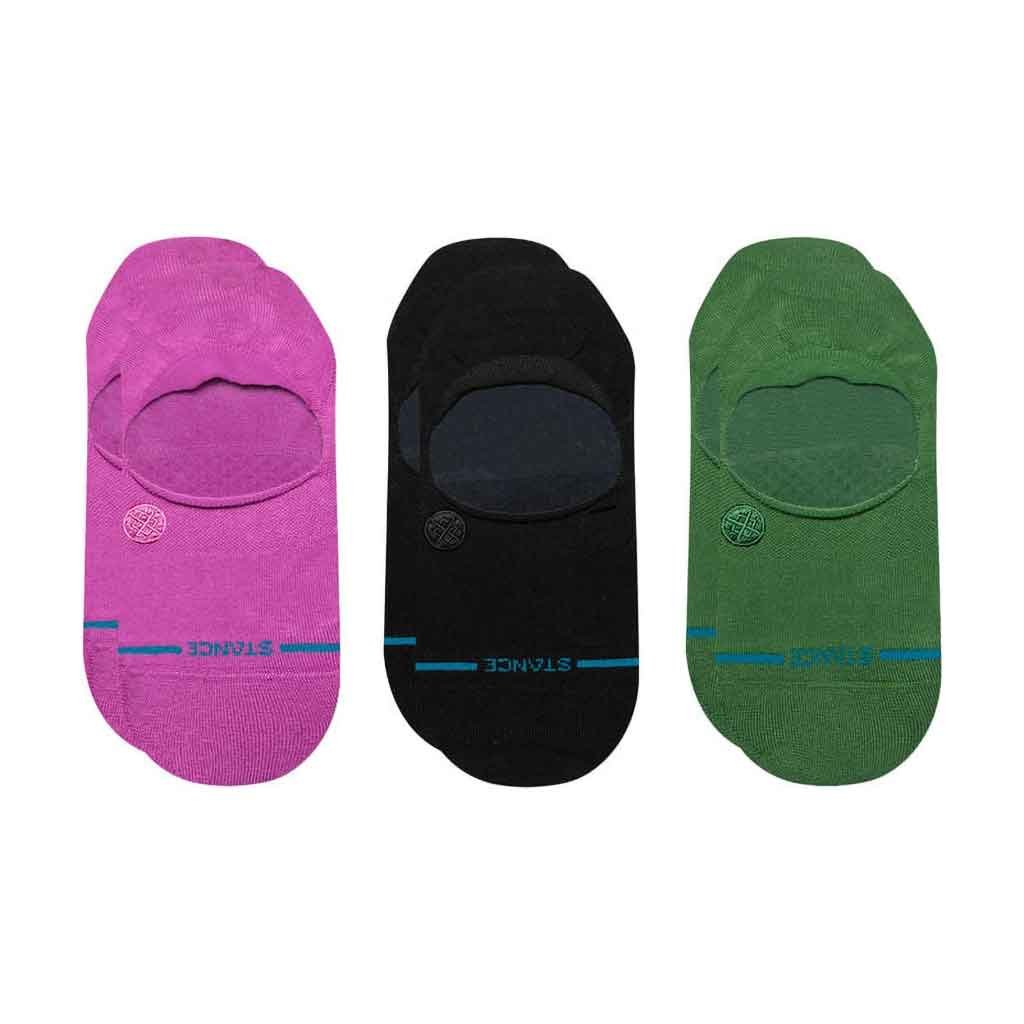 Women's Stance Icon No Show 3 Pack - Berry - re - souL