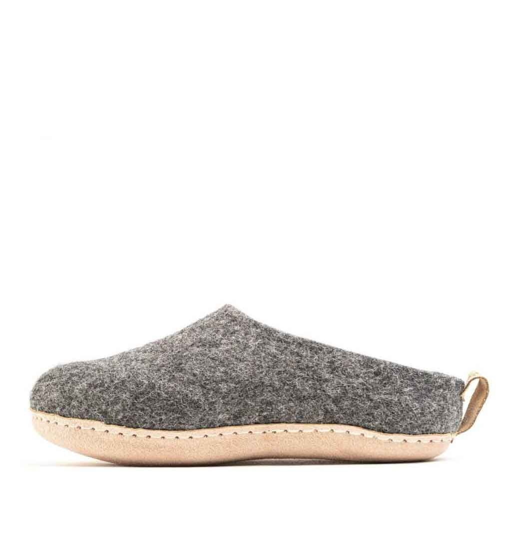 Woollyes Indoor Slipper Womens - Charcoal - re - souL