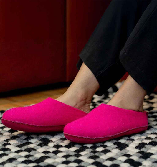 Woollyes Indoor Slipper Womens - Fucshia - re - souL