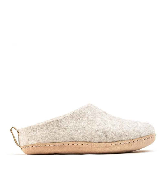 Woollyes Indoor Slipper Womens - Light Brown - re - souL