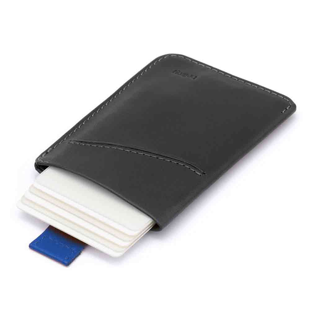 Bellroy Card Sleeve - Charcoal/Cobalt