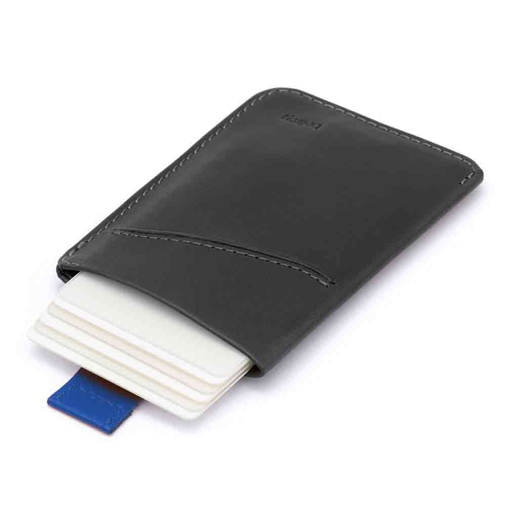 Bellroy Card Sleeve - Charcoal/Cobalt - re-souL