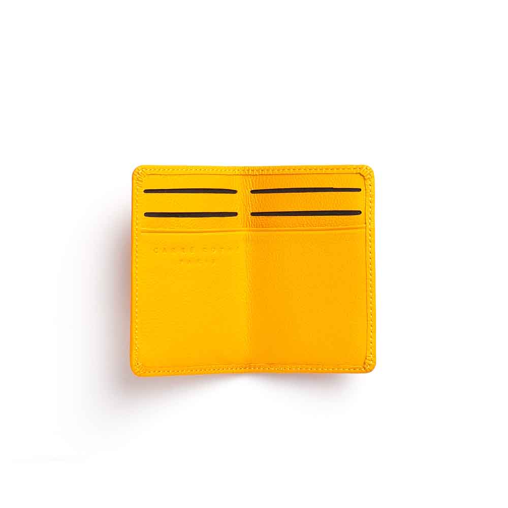 Carré Royal Card Holder - Yellow - re-souL