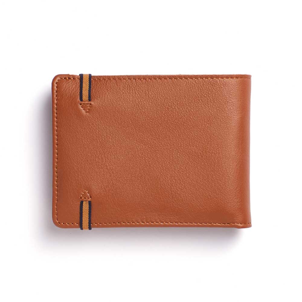 Carré Royal Minimalist Coin Wallet - Cognac - re-souL