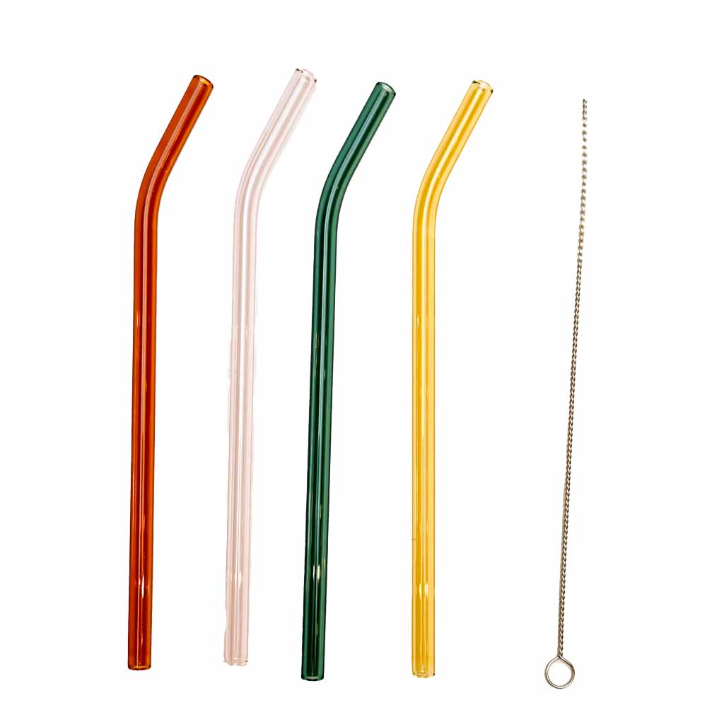 Glass Straw 4-pack - Multi - re-souL
