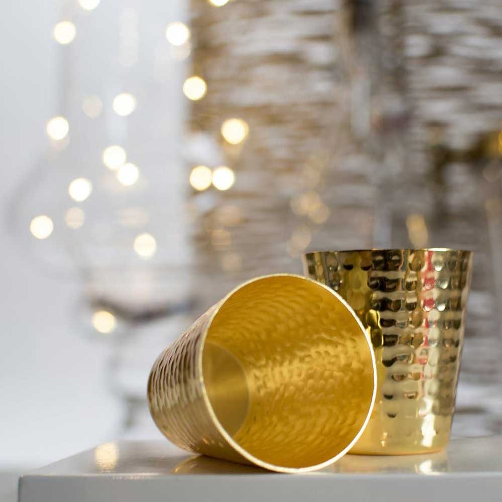 Gold Plated Shot Glasses Set - re-souL