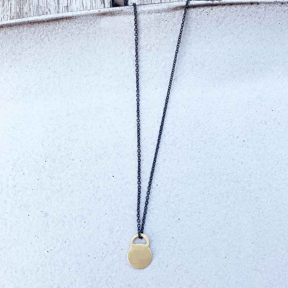Iris Guy Flat Disk Maya Necklace - re-souL