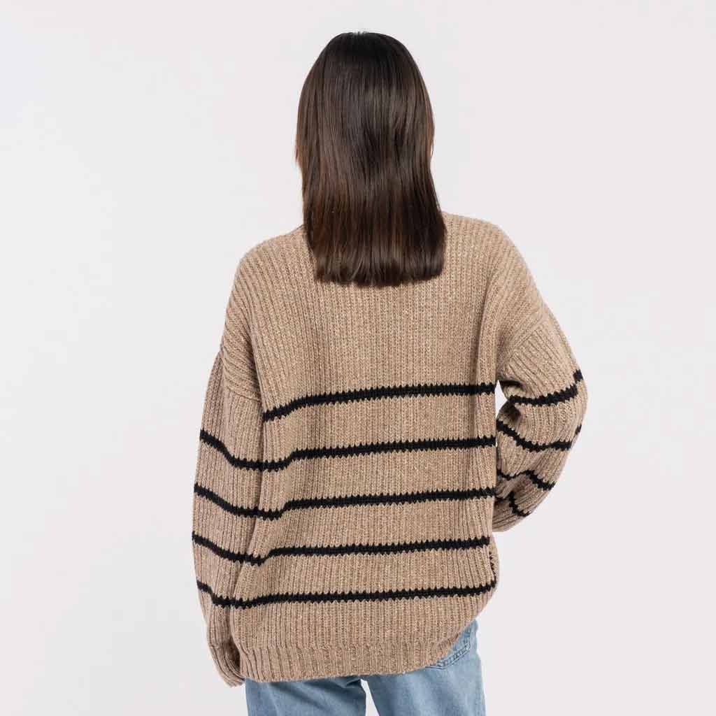 Laude the Label Field Sweater - Brown - re-souL